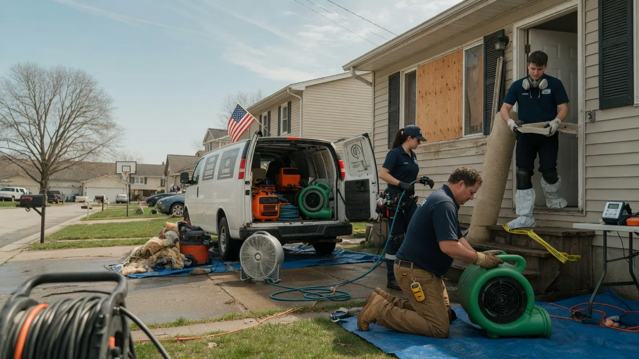 Water Damage Restoration in Thayer, IA near me